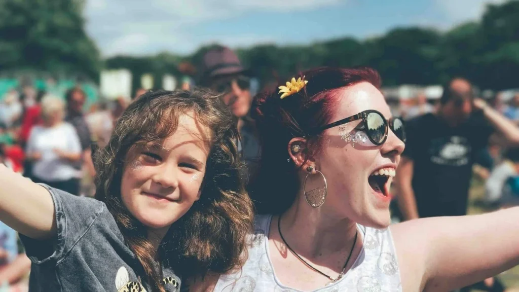 Famille profitant du Vib Festival Biarritz